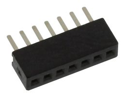 MULTICOMP PRO MC-SVT1-S07-G PCB Receptacle, Board-to-Board, 1.27 mm, 1 Rows, 7 Contacts, Through Hole Mount
