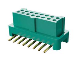 HARWIN G125-FS11605L0P PCB插座, 黑色 / 绿色, 线至板, 1.25 mm, 2 排, 16 触点, 表面安装, Gecko G125