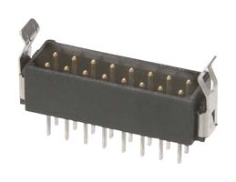 HARWIN M80-8671622 Pin Header, Board-to-Board, Wire-to-Board, 2 mm, 2 Rows, 16 Contacts, Through Hole