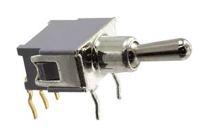 NIDEC COMPONENTS ATE1D-6M3-10-Z 拨动开关, 微型, 开-开, SPDT, 不发光, ATE Series, 通孔安装, 50 mA
