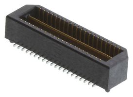 SAMTEC QTE-020-01-F-D-A-K-TR Mezzanine连接器, 针座, 0.8 mm, 2 排, 40 触点, 表面安装, 磷青铜