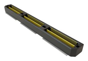 SAMTEC QTH-090-01-F-D-A Mezzanine连接器, 地平面, 针座, 0.5 mm, 2 排, 180 触点, 表面安装, 磷青铜
