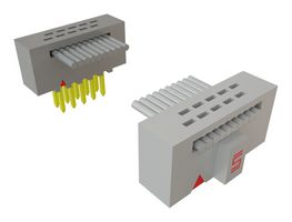 SAMTEC FFMD-05-T-02.00-01-N 带状电缆, 双排, IDC插头至IDC插座, 10 路, 2 ", 50.8 mm, 1.27 mm, Tiger Eye FFMD Series