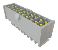 SAMTEC IPL1-110-01-L-D-RA-K 引脚针座, 线至板, 2.54 mm, 2 排, 20 触点, 通孔直角, Mini Mate IPL1