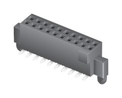 SAMTEC SFM-105-02-L-D-A PCB插座, 板至板, 线至板, 1.27 mm, 2 排, 10 触点, 表面安装