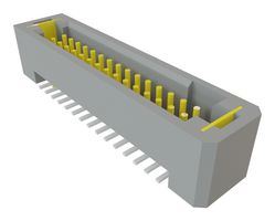 SAMTEC TFM-115-02-L-D-WT 引脚针座, 板至板, 线至板, 1.27 mm, 2 排, 30 触点, 表面安装 , Tiger Eye TFM