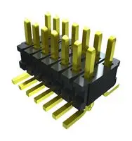 SAMTEC FTR-110-51-S-D-06 引脚针座, 板至板, 1.27 mm, 2 排, 20 触点, 表面安装 , FTR