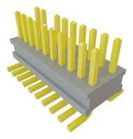 SAMTEC FTR-110-03-G-D-06 引脚针座, 板至板, 1.27 mm, 2 排, 20 触点, 表面安装 , FTR