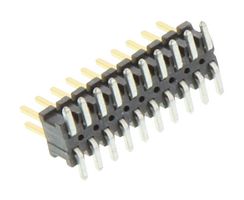 SAMTEC FTSH-110-01-F-DV Pin Header, Board-to-Board, Wire-to-Board, 1.27 mm, 2 Rows, 20 Contacts, Surface Mount, FTSH