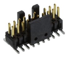 SAMTEC FTSH-110-01-F-DV-007-K 引脚针座, 板至板, 线至板, 1.27 mm, 2 排, 20 触点, 表面安装 , FTSH