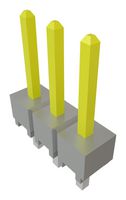 SAMTEC HTSW-103-07-F-S 引脚针座, 竖直, 板至板, 2.54 mm, 1 排, 3 触点, 通孔安装, HTSW