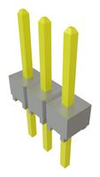 SAMTEC HTSW-103-08-G-S 引脚针座, 竖直, 板至板, 2.54 mm, 1 排, 3 触点, 通孔安装, HTSW