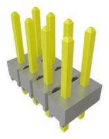 SAMTEC HTSW-104-07-G-D 引脚针座, 竖直, 板至板, 2.54 mm, 2 排, 8 触点, 通孔安装, HTSW