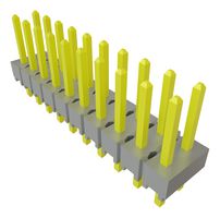 SAMTEC HTSW-110-07-G-D 引脚针座, 竖直, 板至板, 2.54 mm, 2 排, 20 触点, 通孔安装, HTSW