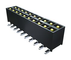 SAMTEC IPT1-105-01-L-D Pin Header, Board-to-Board, 2.54 mm, 2 Rows, 10 Contacts, Through Hole, IPT1