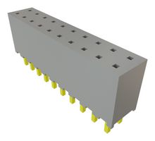 SAMTEC SQT-110-01-F-D PCB插座, 板至板, 线至板, 2 mm, 2 排, 20 触点, 通孔安装