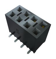 SAMTEC SSM-110-S-DV PCB Receptacle, Board-to-Board, 2.54 mm, 2 Rows, 20 Contacts, Surface Mount, Tiger Claw SSM