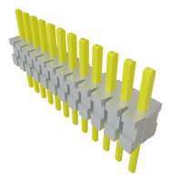 SAMTEC TMS-112-02-G-S 引脚针座, 板至板, 1.27 mm, 1 排, 12 触点, 通孔安装, TMS