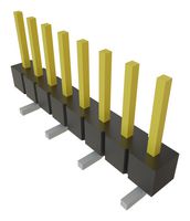 SAMTEC TSM-108-01-L-SV 引脚针座, 板至板, 2.54 mm, 1 排, 8 触点, 表面安装 , TSM Series