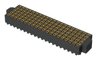 SAMTEC YFS-20-03-H-05-SB-K Mezzanine Connector, Receptacle, 1.27 mm, 5 Rows, 100 Contacts, Surface Mount, Phosphor Bronze