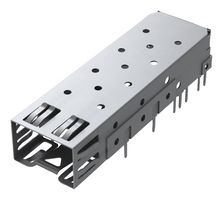 SAMTEC SFPC-SL 壳罩, SFP, 1 x 1 (单), 无散热器, 无光管, 通孔, 焊接柱