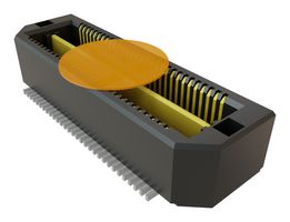 SAMTEC QTH-030-01-L-D-A-K Mezzanine连接器, 地平面, 针座, 0.5 mm, 2 排, 60 触点, 表面安装, 磷青铜