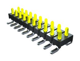 SAMTEC TMM-102-01-L-S 引脚针座, 板至板, 2 mm, 1 排, 2 触点, 通孔安装, TMM