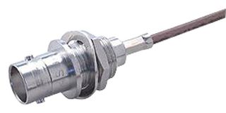 HUBER+SUHNER 24_BNC-50-2-29/133_NE RF / Coaxial Connector, BNC Coaxial, Straight Bulkhead Jack, Crimp, 50 ohm