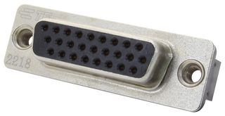 AMP - TE CONNECTIVITY 2317170-1 D-Sub 连接器, 高密度, 螺纹, 高密度, 插座, AMPLIMITE, 26 触点, DA, 焊接
