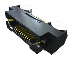SAMTEC ERF8-013-01-S-D-RA-L-TR Mezzanine Connector, High-Speed, Receptacle, 0.8 mm, 2 Rows, 26 Contacts, Surface Mount Right Angle