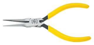 KLEIN TOOLS D318-51/2C Plier, Needle Nose, Long, 42.9 mm Jaw Length, 142.9 mm Overall Length