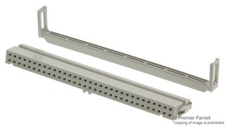 AMPHENOL COMMUNICATIONS SOLUTIONS 71600-064LF IDC连接器, IDC插座, 母, 2.54 mm, 2排, 64 触点, 电缆安装