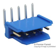 AMPHENOL COMMUNICATIONS SOLUTIONS 76382-305LF Pin Header, Wire-to-Board, 2.54 mm, 1 Rows, 5 Contacts, Through Hole, FCI 76382