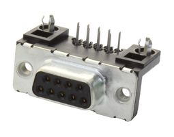 AMPHENOL COMMUNICATIONS SOLUTIONS D09S13A4GL00LF D-Sub 连接器, DB9, 标准, 插座, FCI Delta D, 9 触点, DE, 焊接