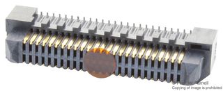 HIROSE / HRS ER8-50P-0.8SV-2H Mezzanine Connector, Header, 0.8 mm, 2 Rows, 50 Contacts, Surface Mount, Copper Alloy
