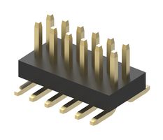 GCT BC050-12A-K0-0200-0160-0480-LD Pin Header, Board-to-Board, 1 mm, 2 Rows, 12 Contacts, Surface Mount Straight, BC050