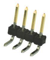 MOLEX 22-28-8043 引脚针座, 板至板, 2.54 mm, 1 排, 4 触点, 通孔直角, KK 254 42377