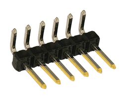 MOLEX 22-28-8063 引脚针座, 信号, 2.54 mm, 1 排, 6 触点, 通孔直角, KK 254 42377