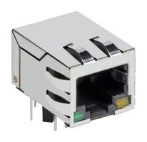 STEWART CONNECTOR SS-7488S-GY-PG4-BA Modular Connector, RJ45 Jack, 1 x 1 (Port), 8P8C, Through Hole Mount