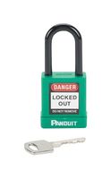 PANDUIT PSL-8GR 挂锁, 安全锁定, 铝, 40mm, 绿色