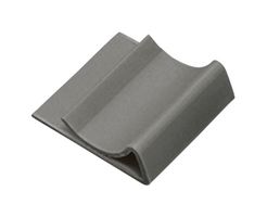 PANDUIT FCC5-A-D8 紧固件, 背胶扁平电缆夹, PVC (聚氯乙烯), 灰色, 25.4 mm, 14.2 mm