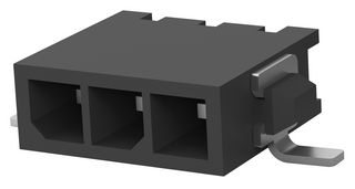 TE CONNECTIVITY - AMP 2029030-3 引脚针座, 线至板, 3 mm, 1 排, 3 触点, 表面安装直角, Micro MATE-N-LOK