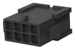 TE CONNECTIVITY - AMP 794615-8 连接器外壳, Micro MATE-N-LOK, 插头, 8 路, 3 mm, AMP Micro MATE-N-LOK系列插针触芯