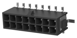 AMP - TE CONNECTIVITY 4-794636-6 Pin Header, Wire-to-Board, 3 mm, 2 Rows, 16 Contacts, Surface Mount Straight, Micro MATE-N-LOK