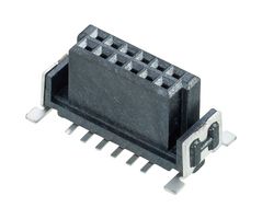 HARWIN M55-6001242R PCB插座, 板至板, 1.27 mm, 2 排, 12 触点, 表面安装, Kontrol M55 Series