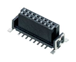 HARWIN M55-6001642R PCB插座, 板至板, 1.27 mm, 2 排, 16 触点, 表面安装, Kontrol M55 Series
