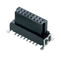HARWIN M55-6011642R PCB插座, 板至板, 1.27 mm, 2 排, 16 触点, 表面安装, Kontrol M55 Series
