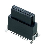 HARWIN M55-6021642R PCB插座, 板至板, 1.27 mm, 2 排, 16 触点, 表面安装, Kontrol M55 Series