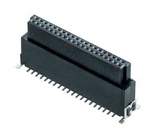 HARWIN M55-6024042R PCB Receptacle, Board-to-Board, 1.27 mm, 2 Rows, 40 Contacts, Surface Mount, Kontrol M55 Series