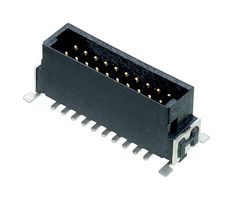 HARWIN M55-7002042R 引脚针座, 板至板, 1.27 mm, 2 排, 20 触点, 表面安装 , Kontrol M55 Series